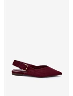 Dámske baleríny Burgundy s prackou Tanelia Dámske baleríny Burgundy s prackou Tanelia