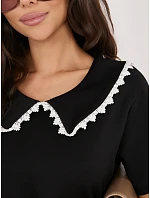 Šaty MI SK 4313.83 čierne Šaty MI SK 4313.83 čierne