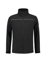 Luxusná unisex softshellová bunda čierna