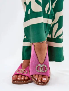 Sandále na remienkoch A8228 pink - Yolera