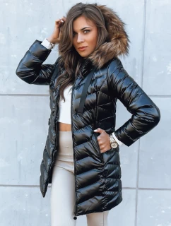 Dámska prešívaná bunda CRYSTAL black FashionStreet TY3821