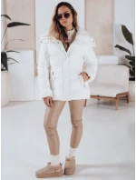 Dámska prešívaná bunda WINTERGIRL white FashionStreet TY4934 Dámska prešívaná bunda WINTERGIRL white FashionStreet TY4934