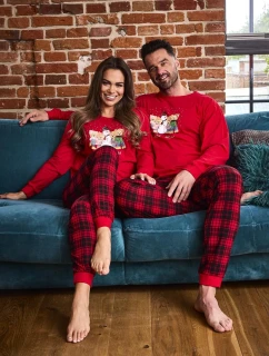 Cornette 115/289 Zimné dlhé/r Vianočné pánske pyžamo S-2XL