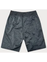 Pánske šortky s potlačou Dark Grey (8K1120-5)