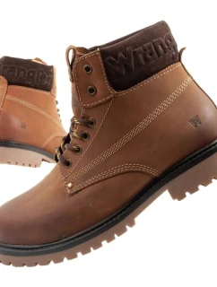 Wrangler Arch pánske sobolie topánky elegantné prírodná koža hnedá