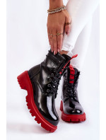 Patentovaná dámska obuv La.Fi 250045R-LA čierno-červená