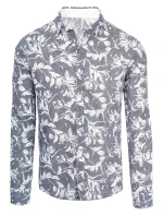Pánska tmavomodrá košeľa FashionStreet DX2263