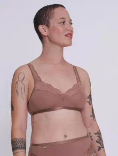 Dámska podprsenka Romance SI - BROWN - hnedá 1141 - SLOGGI