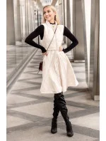 Svetlo béžová vesta s rozšírenou spodnou časťou (AG3-06)