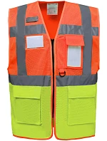 Yoko HVW 820 Hi-Vis sieťovaná bezpečnostná vesta 79.W820 hi vis oranžová/hi vis žltá Yoko HVW 820 Hi-Vis sieťovaná bezpečnostná vesta 79.W820 hi vis oranžová/hi vis žltá