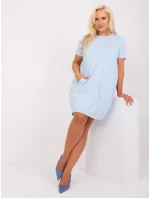 RV SK 8768 šaty.17P svetlo modrá