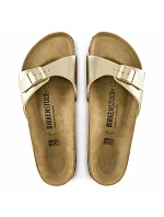 Birkenstock Madrid Birko-Flor Gold regular wide žabky (1016106) pre ženy Birkenstock Madrid Birko-Flor Gold regular wide žabky (1016106) pre ženy