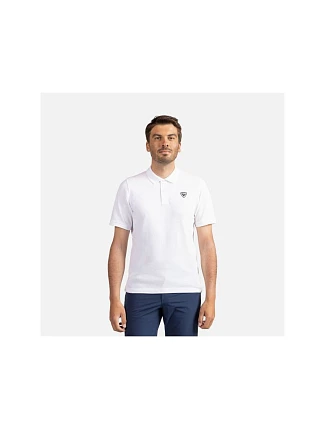 Pánske polo tričko ROSSIGNOL Traye Polo, biele Pánske polo tričko ROSSIGNOL Traye Polo, biele