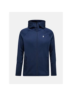 Mikina PEAK PERFORMANCE M Rider Essentials Zip Hood, tmavomodrá
