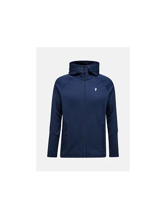 Mikina PEAK PERFORMANCE M Rider Essentials Zip Hood, tmavomodrá Mikina PEAK PERFORMANCE M Rider Essentials Zip Hood, tmavomodrá