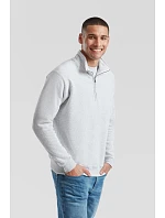 Fruit of the Loom Classic Zip-Neck Sweat Mikina so zipsom na 1/4 dĺžky 16.2114 heather grey Fruit of the Loom Classic Zip-Neck Sweat Mikina so zipsom na 1/4 dĺžky 16.2114 heather grey