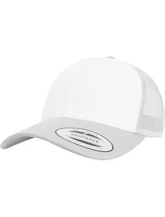 Flexfit 6606CF 6-panelová čiapka typu Trucker 55.06CF strieborná/biela/strieborná Flexfit 6606CF 6-panelová čiapka typu Trucker 55.06CF strieborná/biela/strieborná