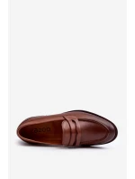 Pánske kožené mokasíny Zazoo 1570/1 Brown