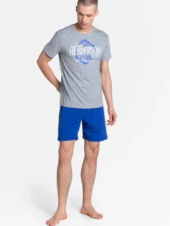 Pyžamo Lars 38869-90X Šedomodrá - Henderson