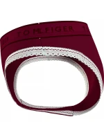 Dámske bikini nohavičky UW0UW04813 VLP bordová - Tommy Hilfiger