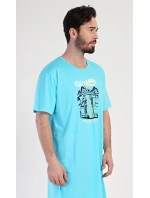 Pánska nočná košeľa s krátkym rukávom California