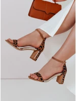 Dámske sandále SOFHEELS s leopardím vzorom FashionStreet ZY0791