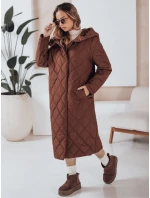 Dámska zimná bunda LIKEMIRA prešívaná hnedá FashionStreet TY4927
