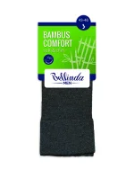 Bambusové klasické pánske ponožky BAMBUS COMFORT SOCKS - Bellinda - čierna Bambusové klasické pánske ponožky BAMBUS COMFORT SOCKS - Bellinda - čierna