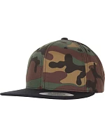 Flexfit 6089CF/6089CV/6089TC 6-panelová snapbacková čiapka „Camo“ 55.689C zelená kamufláž/čierna Flexfit 6089CF/6089CV/6089TC 6-panelová snapbacková čiapka „Camo“ 55.689C zelená kamufláž/čierna