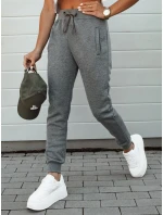 Dámske tepláky FITS tmavo šedé UY2185