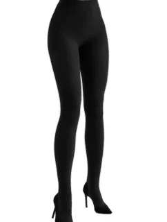 Pančuchy zimné 314 black - GABRIELLA