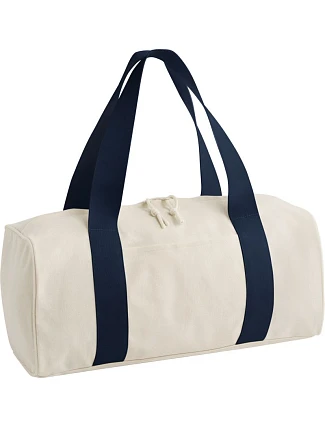 BagBase BG 676 Okrúhla športová taška „Edit Duffle“ 52.0676 prírodná/námornícka modrá BagBase BG 676 Okrúhla športová taška „Edit Duffle“ 52.0676 prírodná/námornícka modrá