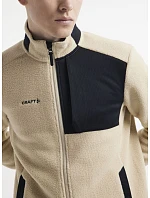 Craft Corporate ADV Pile Fleece Jacket M Pánska fleecová bunda Sherpa 81.2220 ecru/čierna Craft Corporate ADV Pile Fleece Jacket M Pánska fleecová bunda Sherpa 81.2220 ecru/čierna