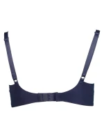 Podprsenka balkónová QF1833E-0PP modrá - Calvin Klein