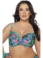 Dámska plavková podprsenka SK-205 Paradise Green mix - Ava