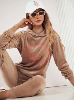 VIP PRIVATE ťavia dámska velúrová súprava FashionStreet AY0871 VIP PRIVATE ťavia dámska velúrová súprava FashionStreet AY0871