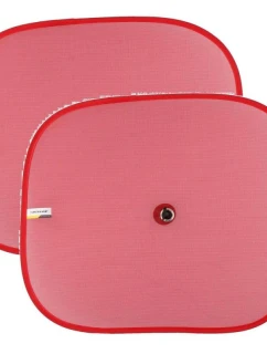 SLNEČNÁ CLONA S PRÍSAVKOU 2KS DUNLOP ČERVENÁ