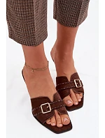 Dámske sandále 9764 brown - Sweet Shoes