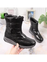 Dámske metalické snežnice W INT1785B - Big Star