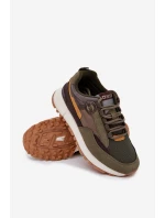 Buty Sportowe Sneakersy Męskie Big Star RR174280 HI-POLY SYSTEM Ciemnozielone
