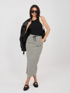 Sukňa D12127M50254A svetlo béžová