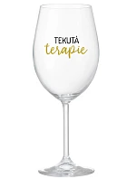 LIQUID THERAPY - číry pohár na víno 350 ml