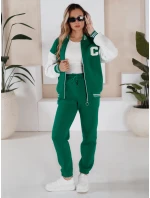 Dámske zelené tepláky CELIA FashionStreet AY0772 Dámske zelené tepláky CELIA FashionStreet AY0772