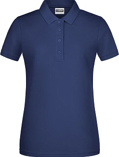 Daiber 8009 Dámske polo tričko z bio bavlny 02.8009 tmavomodré