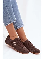 Dámske tenisky z prírodného semišu Sombra chocolate Dámske tenisky z prírodného semišu Sombra chocolate