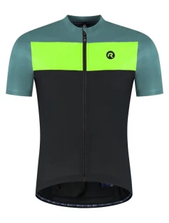 Rogelli CORE BLOCK dres čierno-tur-žltý S