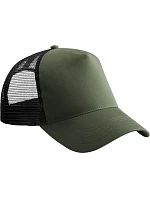 Beechfield B 640 5-panelová čiapka typu Trucker 53.0640 olivovo zelená/čierna