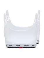 Dámska športová podprsenka BOSS s prúžkami 50469659-100 - HUGO