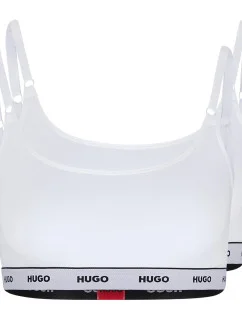 Dámska športová podprsenka BOSS s prúžkami 50469659-100 - HUGO