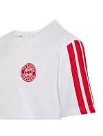 Detské tričko adidas FC Bayern Muenchen červeno-biele KG2591